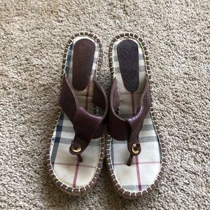 Burberry Wedge Espadrilles